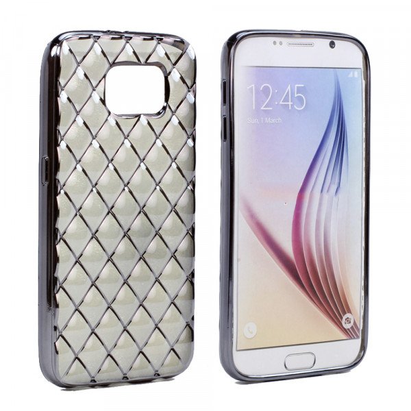 Wholesale Samsung Galaxy S7 Exotic Electroplate Soft Hybrid Case (Space Gray)
